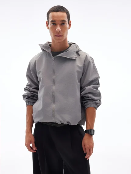 Active Zip Shell Gray