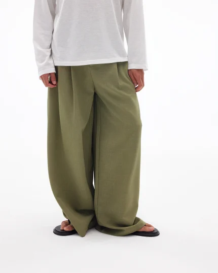 Earthy Flow Pants Green (1)