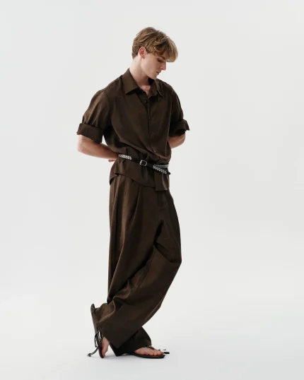 Echo Fold Shirt Umber