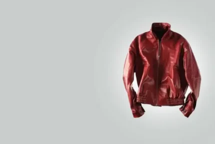 Bold Lambskin Jacket Red